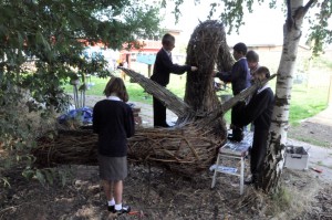 Willow Sculpture in schools