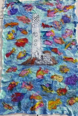 Felt Hanging Southridge First School, Whitley Bay, Year 1