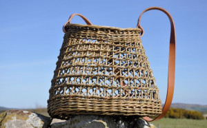 Irish Weave Shoulder Basket