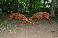 'Willow in the Wild Woods' Sculpture Exhibition at Rievaulx Terrace, North Yorkshire