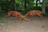 &#039;Willow in the Wild Woods&#039; Sculpture Exhibition at Rievaulx Terrace, North Yorkshire