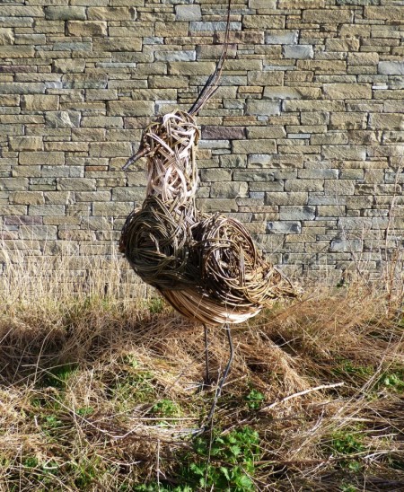 Willow Sculpture Trail on Lindisfarne
